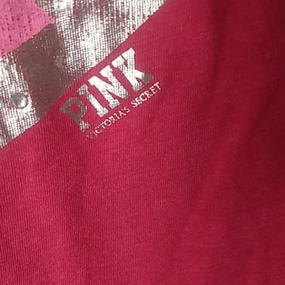 Victoria's Secret PINK Heart Peace Logo Graphic T - Picture 3 of 6